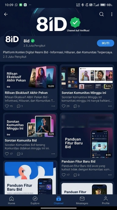 Halaman Resmi 8id Untuk Pengguna Android Indonesia