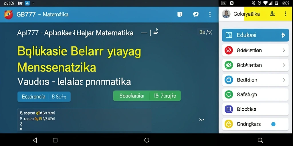 Antarmuka GB777 yang interaktif dan mudah digunakan.