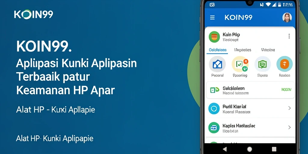 Tampilan antarmuka KOIN99 yang sederhana dan intuitif.