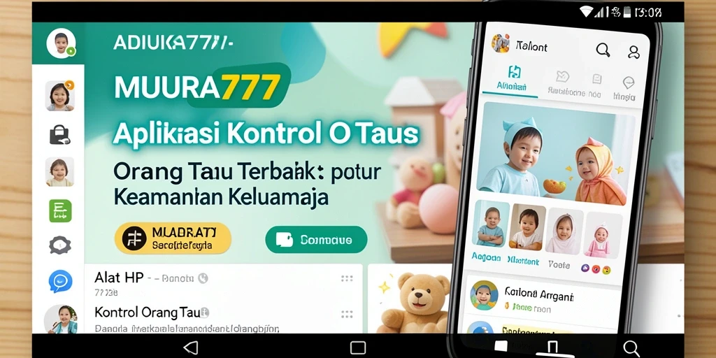 Tampilan antarmuka aplikasi Kontrol Orang Tua MUARA777 yang informatif.
