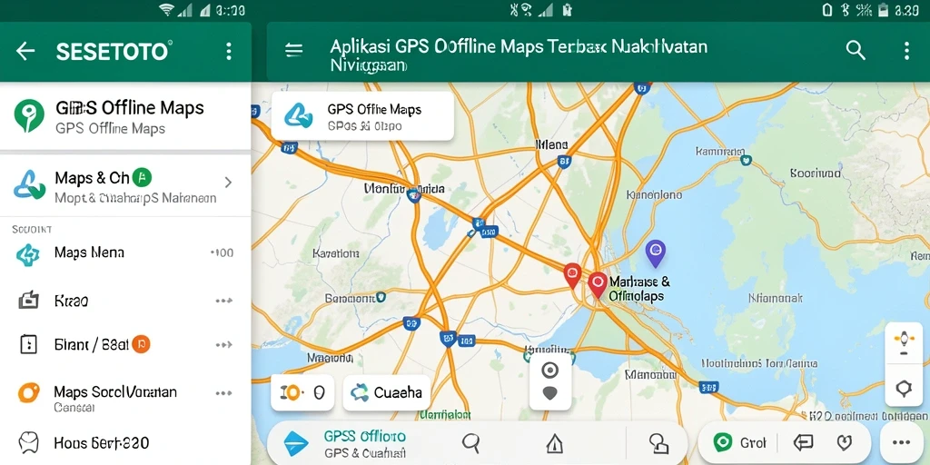 Antarmuka SESETOTO menampilkan peta dan informasi cuaca dengan jelas.